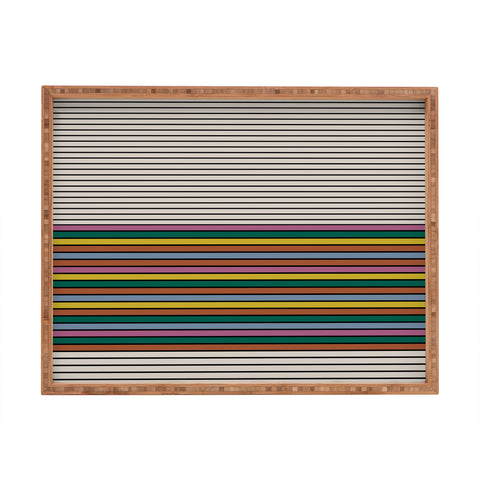 Colour Poems Abstract Arch III Rectangular Tray