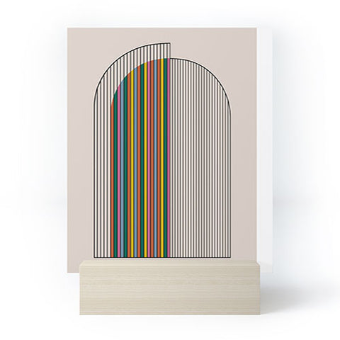 Colour Poems Abstract Arch III Mini Art Print