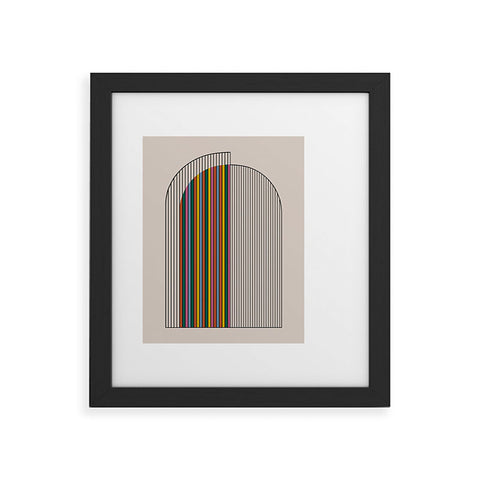 Colour Poems Abstract Arch III Framed Art Print