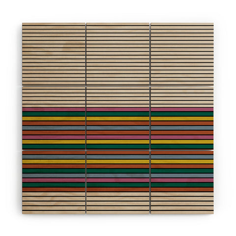Colour Poems Abstract Arch III Wood Wall Mural