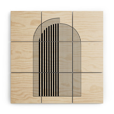 Colour Poems Abstract Arch Wood Wall Mural