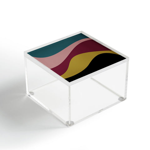 Colour Poems Abstract Color Waves Acrylic Box
