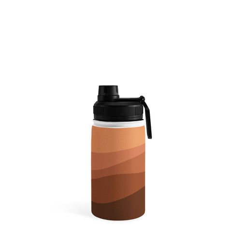 Colour Poems Abstract Color Waves IV Water Bottle