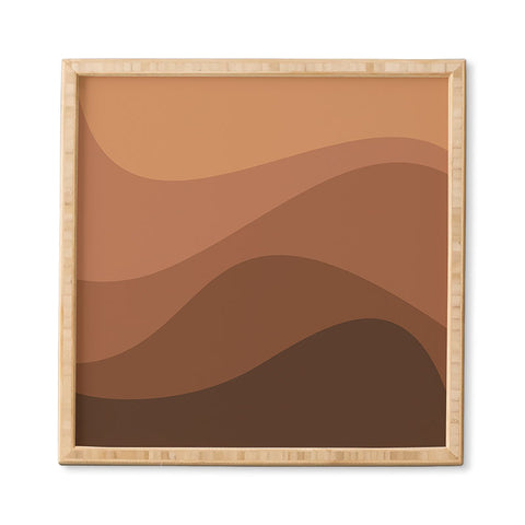Colour Poems Abstract Color Waves IV Framed Wall Art