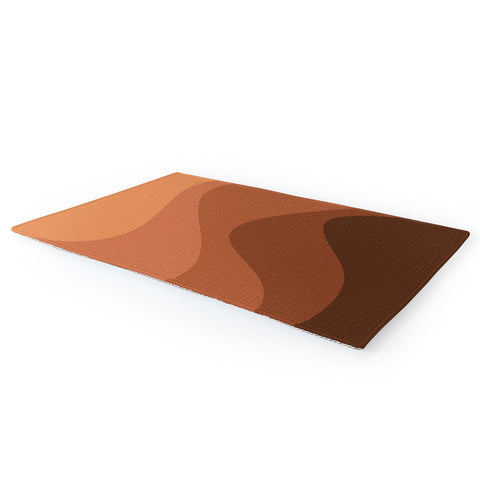 Colour Poems Abstract Color Waves IV Area Rug