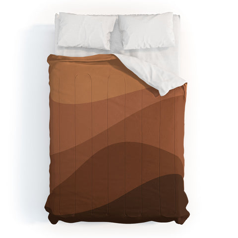 Colour Poems Abstract Color Waves IV Comforter