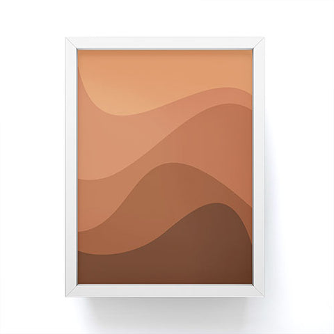 Colour Poems Abstract Color Waves IV Framed Mini Art Print