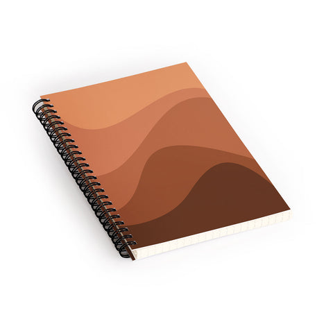 Colour Poems Abstract Color Waves IV Spiral Notebook