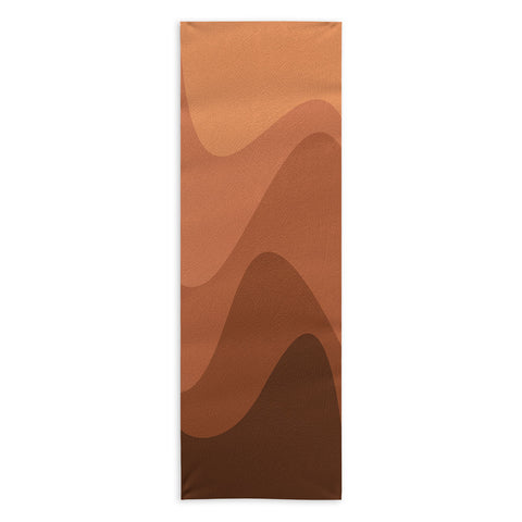 Colour Poems Abstract Color Waves IV Yoga Towel