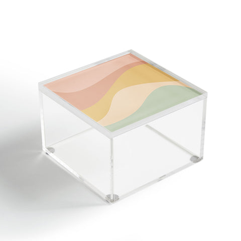 Colour Poems Abstract Color Waves IX Acrylic Box