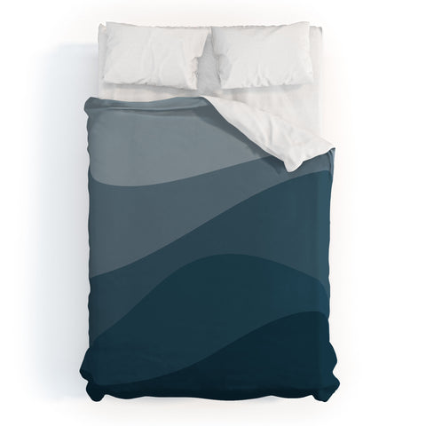 Colour Poems Abstract Color Waves VI Duvet Cover