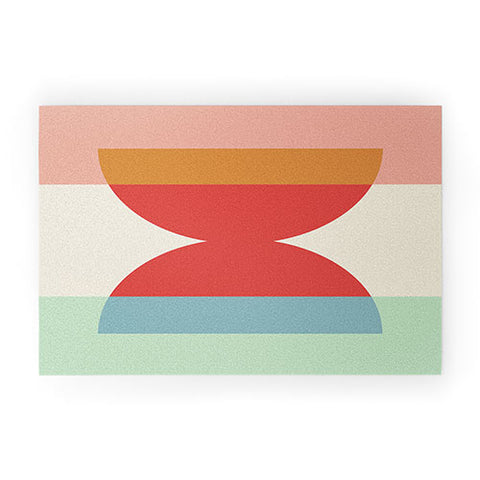 Colour Poems Abstract Minimalism IV Welcome Mat