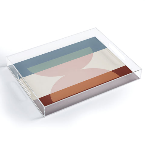 Colour Poems Abstract Minimalism Acrylic Tray