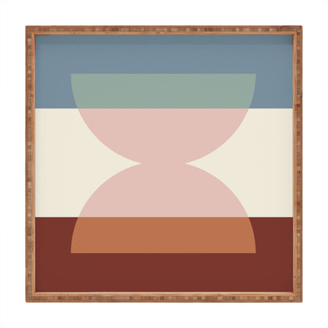 Colour Poems Abstract Minimalism Square Tray