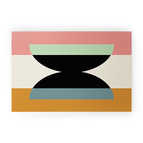 Colour Poems Abstract Minimalism V Welcome Mat