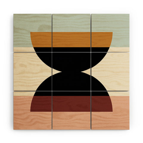 Colour Poems Abstract Minimalism VI Wood Wall Mural
