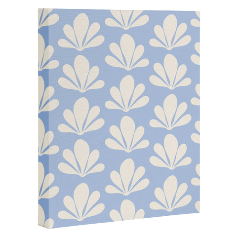 Colour Poems Abstract Plant Pattern IX Art Canvas