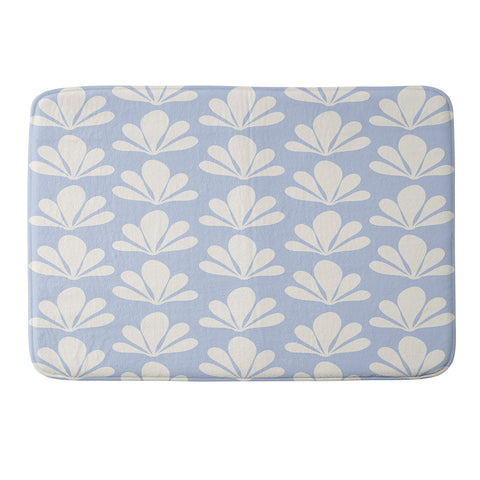 Colour Poems Abstract Plant Pattern IX Memory Foam Bath Mat