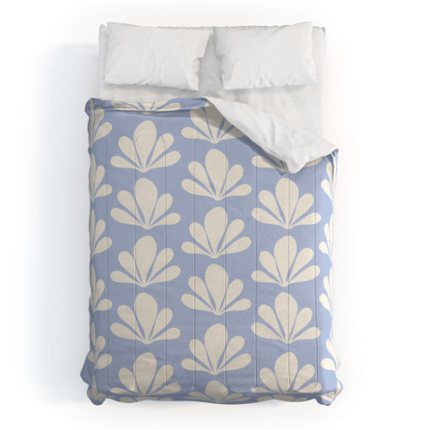 Colour Poems Abstract Plant Pattern IX Comforter
