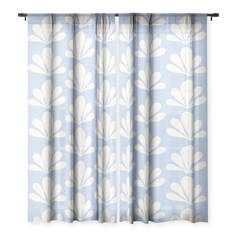 Colour Poems Abstract Plant Pattern IX Sheer Non Repeat