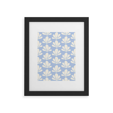 Colour Poems Abstract Plant Pattern IX Framed Art Print