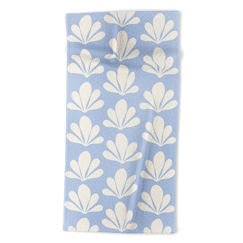 Colour Poems Abstract Plant Pattern IX Beach Towel