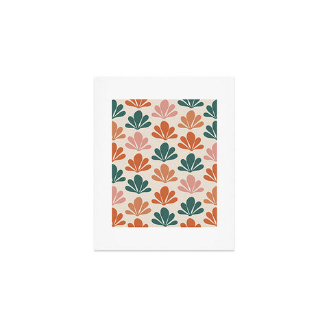 Colour Poems Abstract Plant Pattern V Art Print