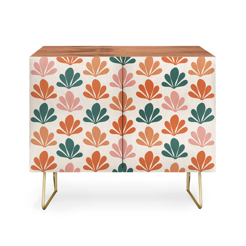 Colour Poems Abstract Plant Pattern V Credenza