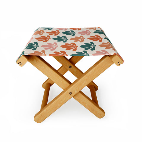 Colour Poems Abstract Plant Pattern V Folding Stool