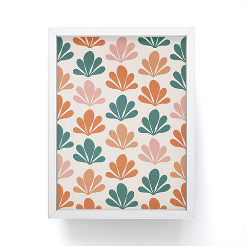Colour Poems Abstract Plant Pattern V Framed Mini Art Print