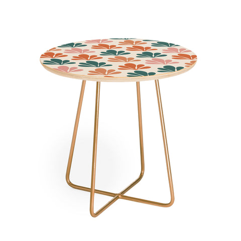 Colour Poems Abstract Plant Pattern V Round Side Table