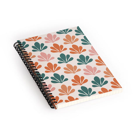 Colour Poems Abstract Plant Pattern V Spiral Notebook