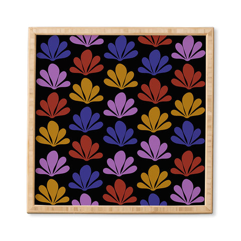 Colour Poems Abstract Plant Pattern X Framed Wall Art