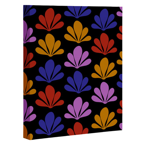 Colour Poems Abstract Plant Pattern X Art Canvas