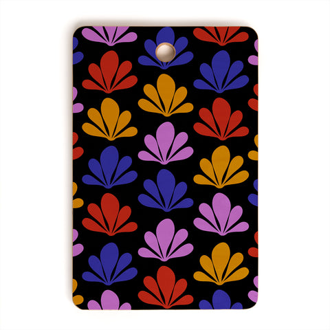 Colour Poems Abstract Plant Pattern X Cutting Board Rectangle