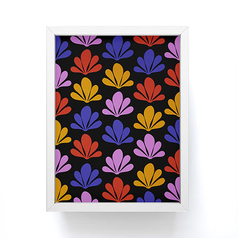 Colour Poems Abstract Plant Pattern X Framed Mini Art Print