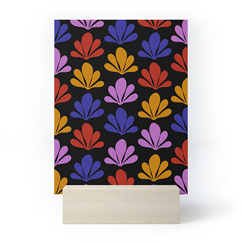 Colour Poems Abstract Plant Pattern X Mini Art Print