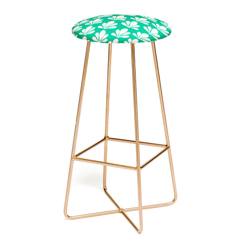 Colour Poems Abstract Plant Pattern XII Bar Stool