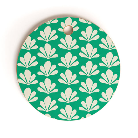 Colour Poems Abstract Plant Pattern XII Cutting Board Round
