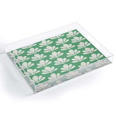 Colour Poems Abstract Plant Pattern XII Acrylic Tray