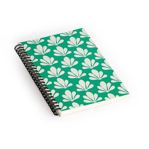Colour Poems Abstract Plant Pattern XII Spiral Notebook