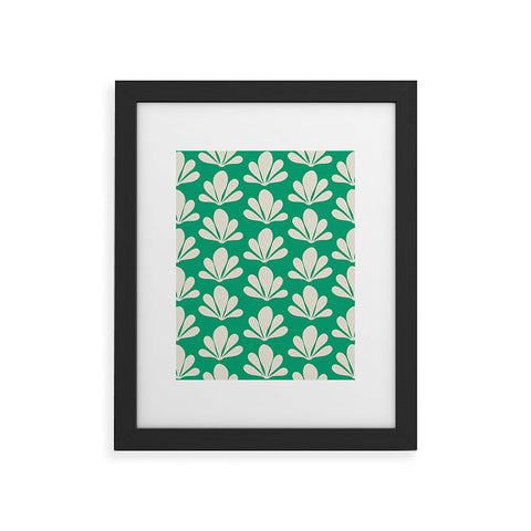Colour Poems Abstract Plant Pattern XII Framed Art Print