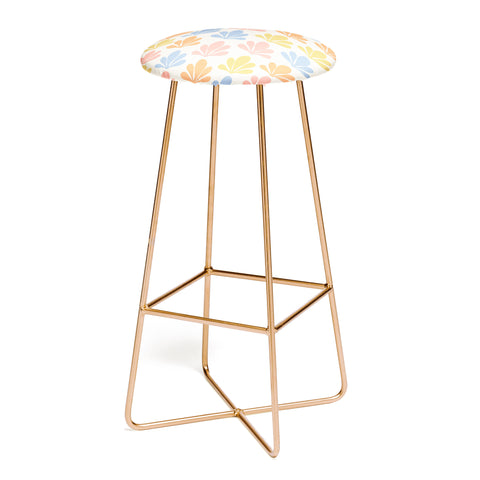 Colour Poems Abstract Plant Pattern XIII Bar Stool