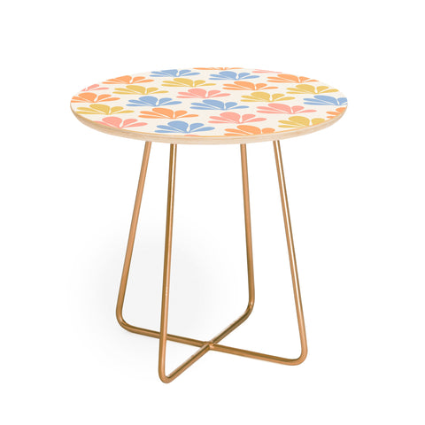 Colour Poems Abstract Plant Pattern XIII Round Side Table