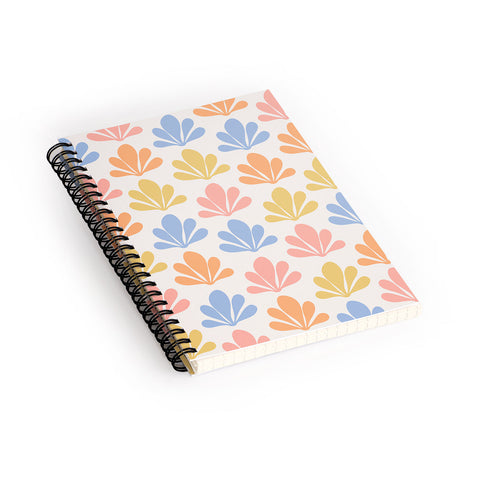Colour Poems Abstract Plant Pattern XIII Spiral Notebook
