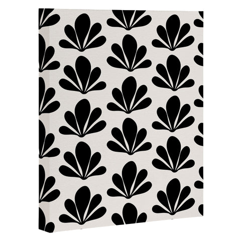 Colour Poems Abstract Plant Pattern XIV Art Canvas