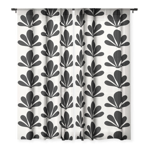 Colour Poems Abstract Plant Pattern XIV Sheer Non Repeat