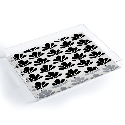 Colour Poems Abstract Plant Pattern XIV Acrylic Tray