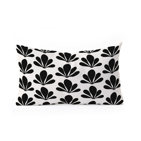 Colour Poems Abstract Plant Pattern XIV Oblong Throw Pillow