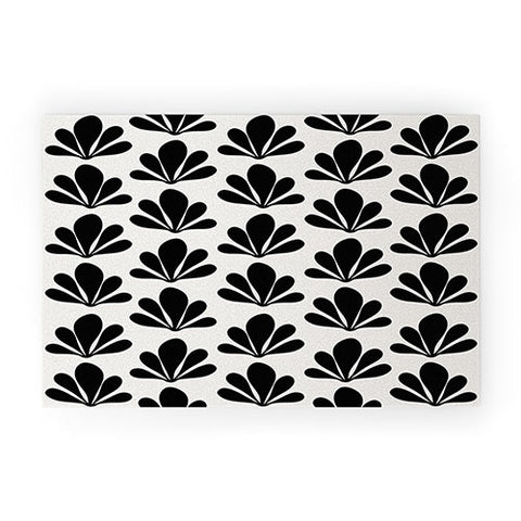 Colour Poems Abstract Plant Pattern XIV Welcome Mat